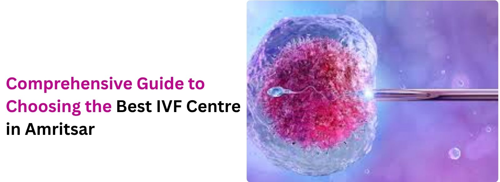 Comprehensive Guide to Choosing the Best IVF Centre in Amritsar